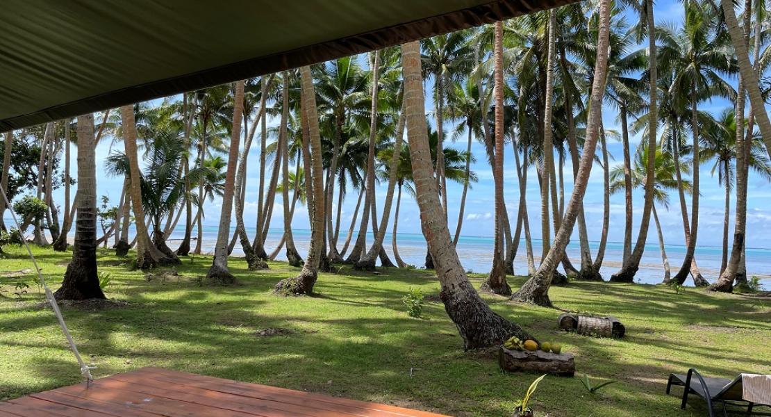 Beach houses, Nukubalavu, Savusavu, Fiji Islands