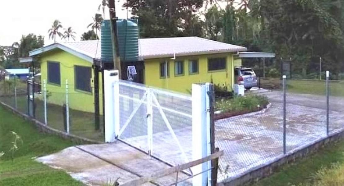 Savusavu house near creek, Vanua Levu, Fiji