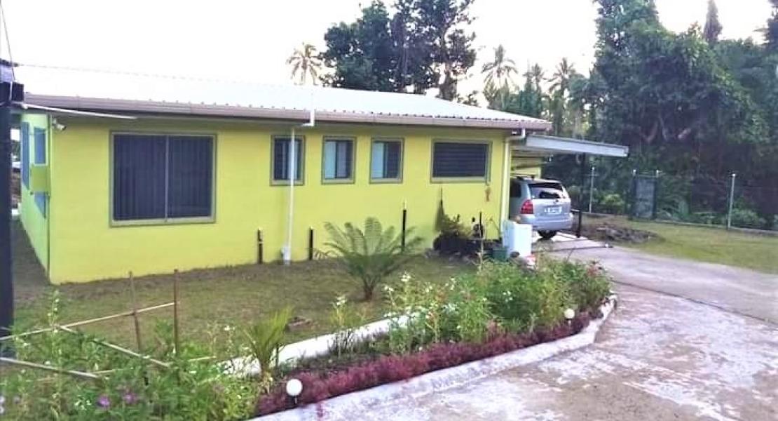 Savusavu house near creek, Vanua Levu, Fiji