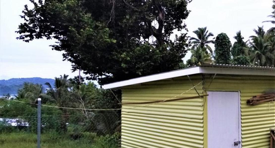 Savusavu house near creek, Vanua Levu, Fiji