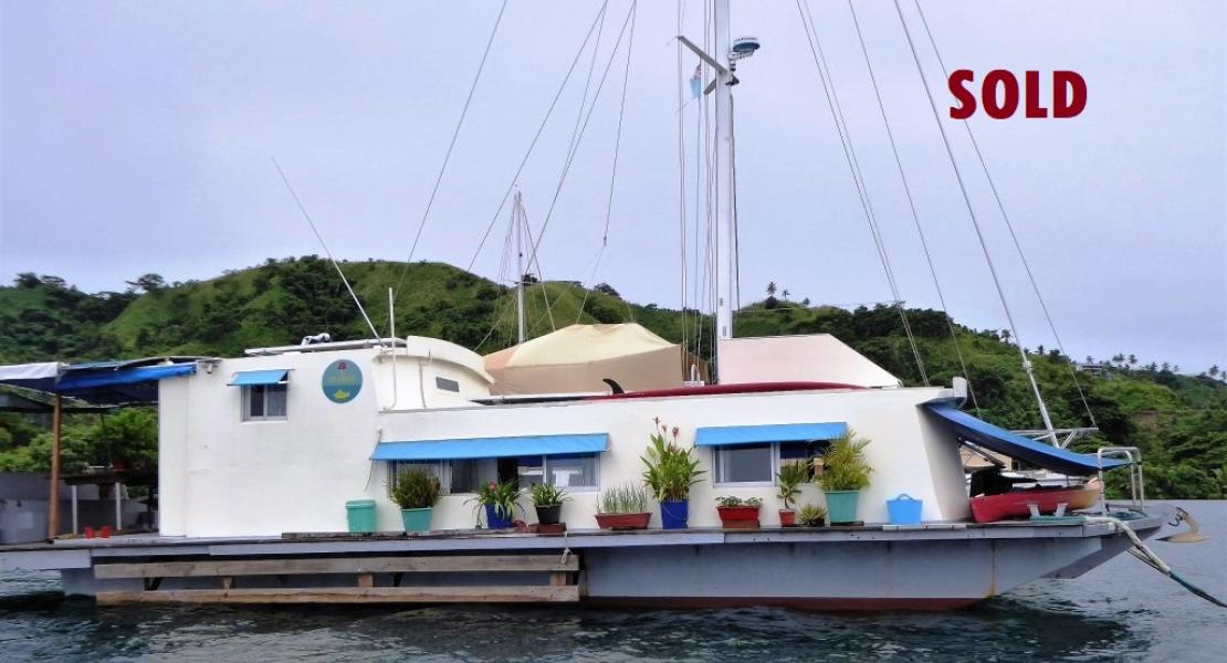 Houseboat for sale in Savusavu, Fiji Islands, South Pacific