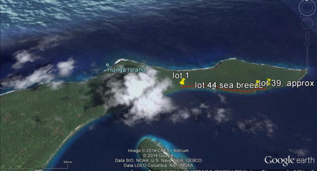 Property for sale Hunga Island, Vavau, Tonga, South Pacific